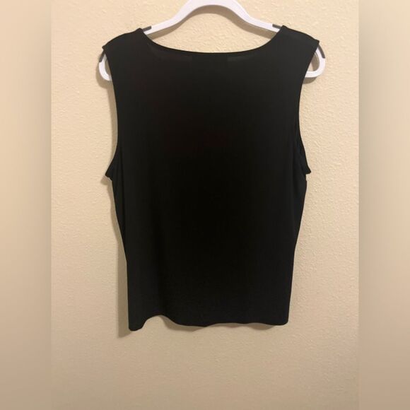 Jones Studio Black Knot Detail Top - Picture 2 of 5